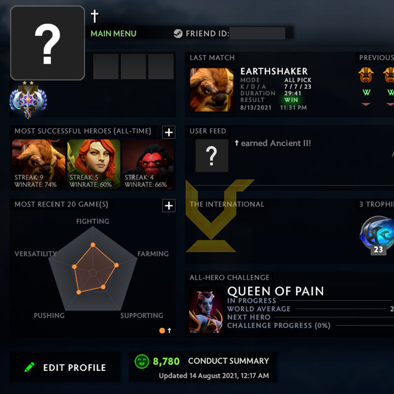 Ancient II | MMR: 4010 - Behavior: 8780