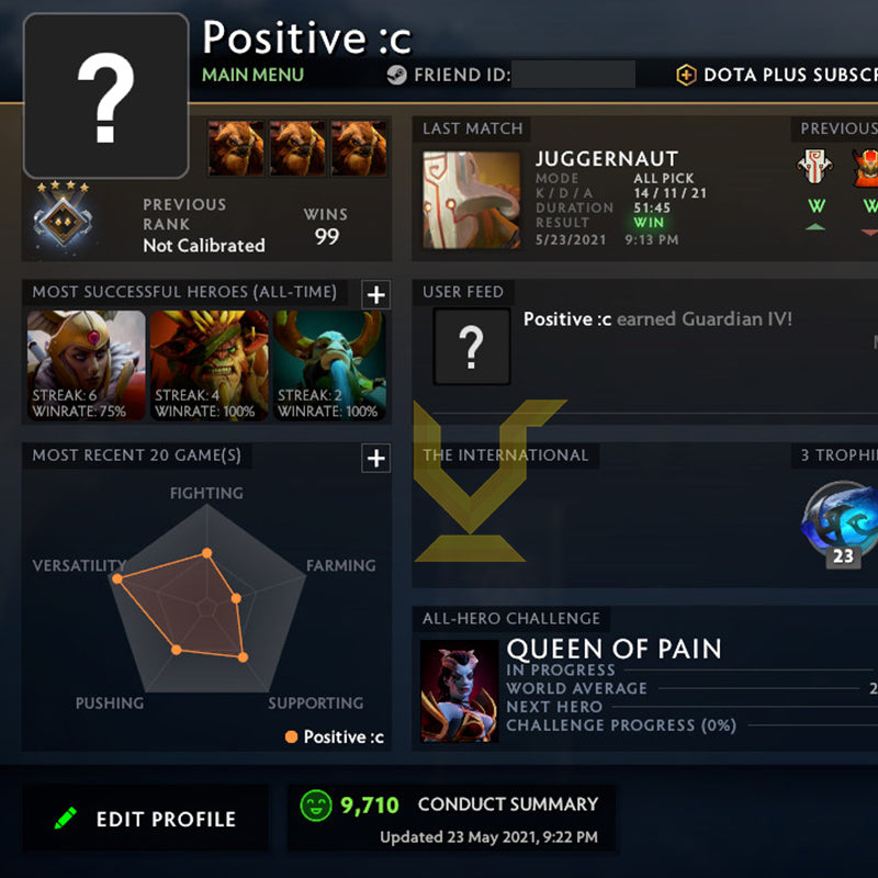 Herald IV | MMR: 1290 - Behavior: 9720