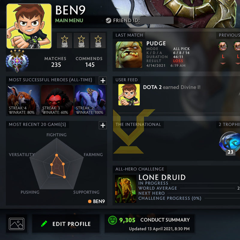 Ancient IV | MMR: 4210 - Behavior: 9305