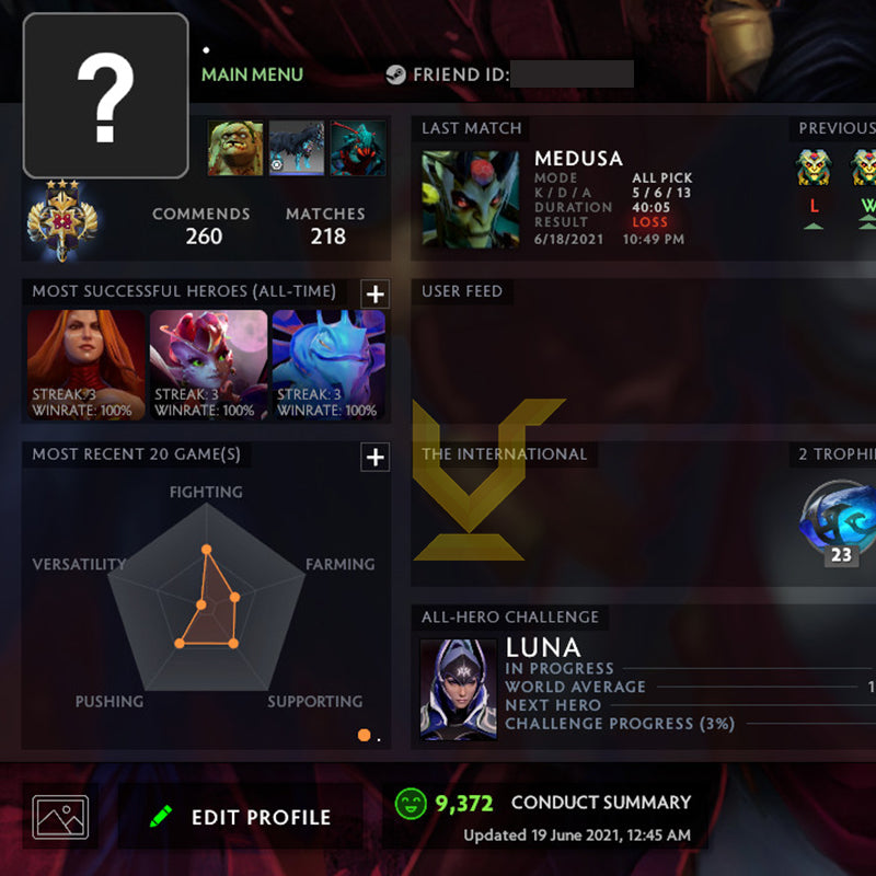 Légende III | MMR : 3360 - Comportement : 9372