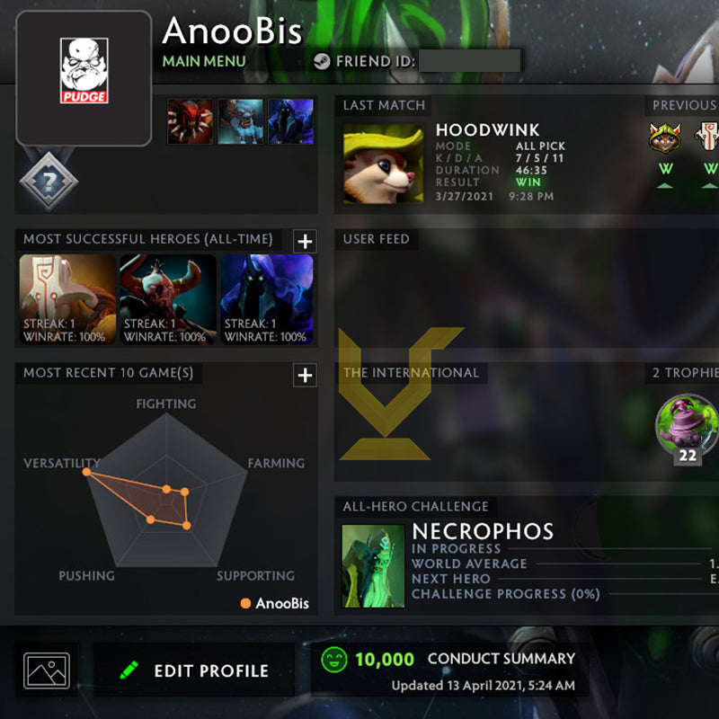 Not Calibrated | MMR: TBD - Behavior: 10000