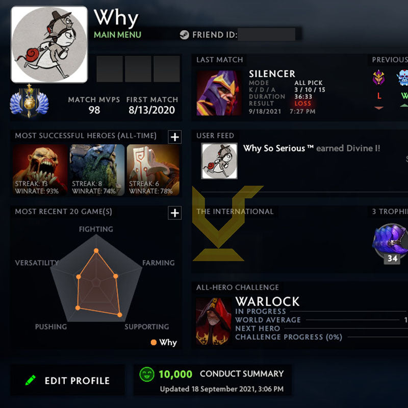 Divin I | MMR : 4740 - Comportement : 10000