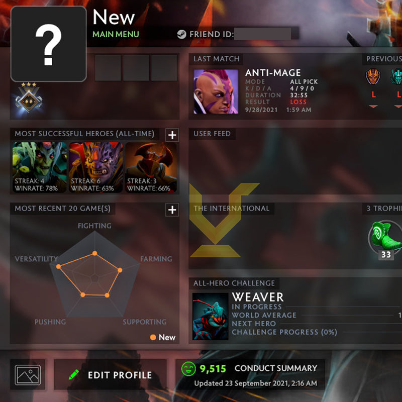 Guardian III | MMR: 1030 - Behavior: 9500