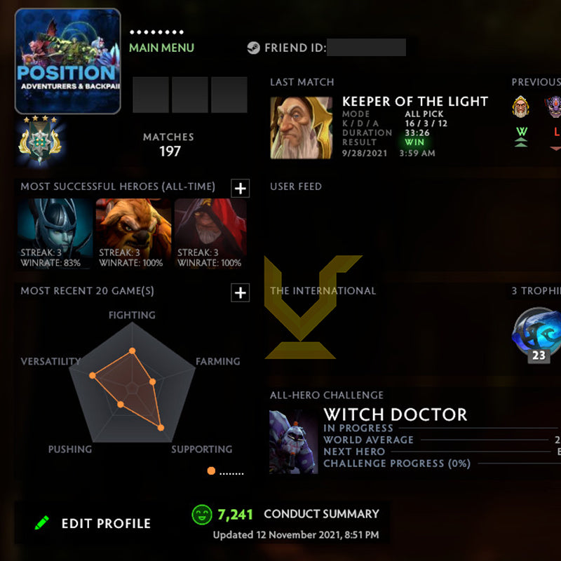 Crusader IV | MMR: 2830 - Behavior: 7241