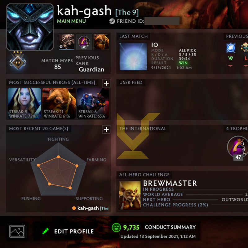 Guardian III | MMR: 1140 - Behavior: 9735