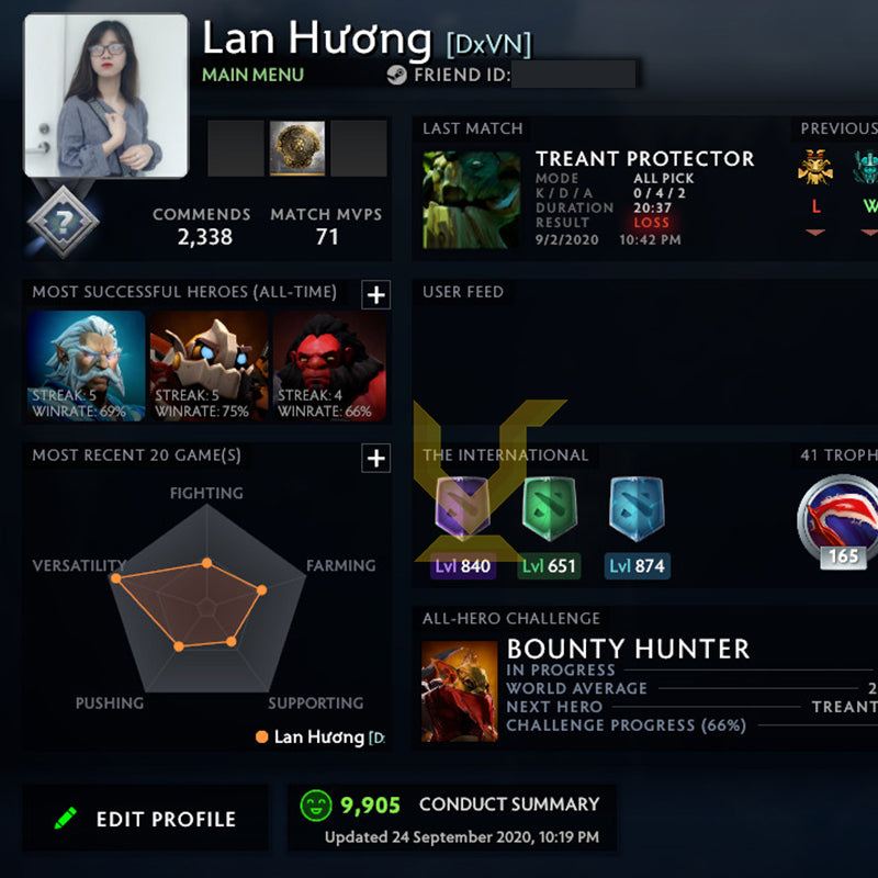 Not Calibrated | MMR: TBD - Behavior: 9905