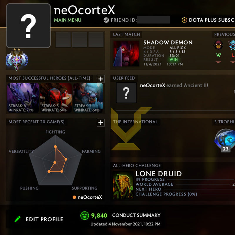 Ancient II | MMR: 4120 - Behavior: 9840