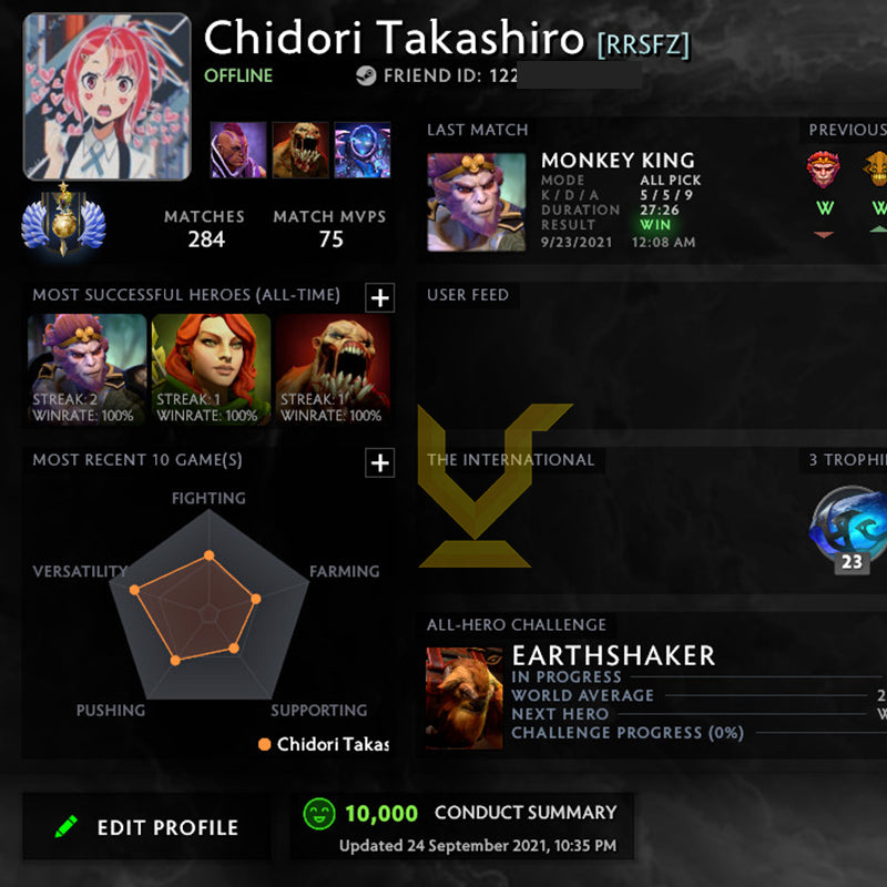 Divin I | MMR : 4630 - Comportement : 10000