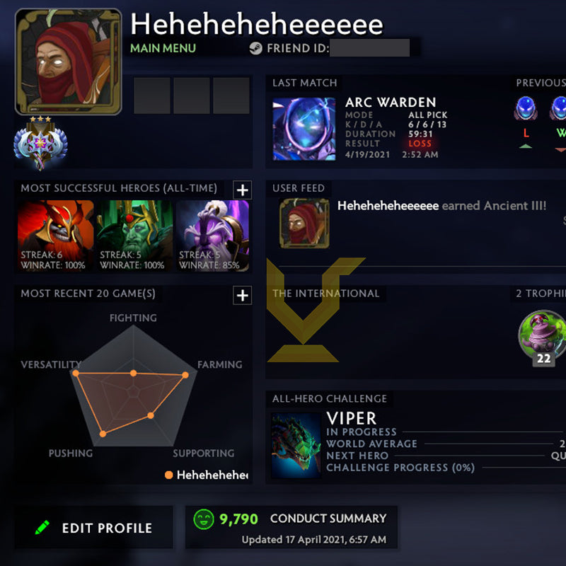 Ancient III | MMR: 4210 - Behavior: 9790