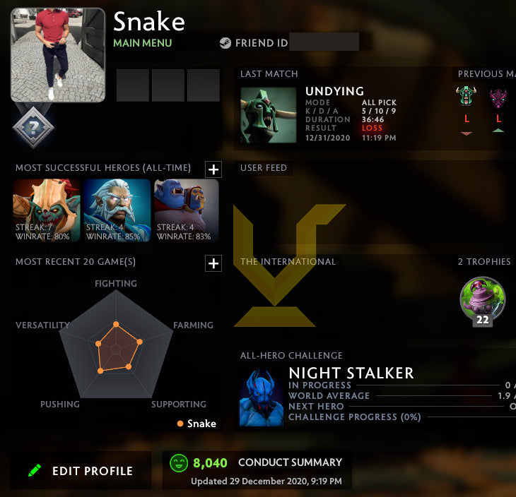 Non calibré | MMR : TBD - Comportement : 8040