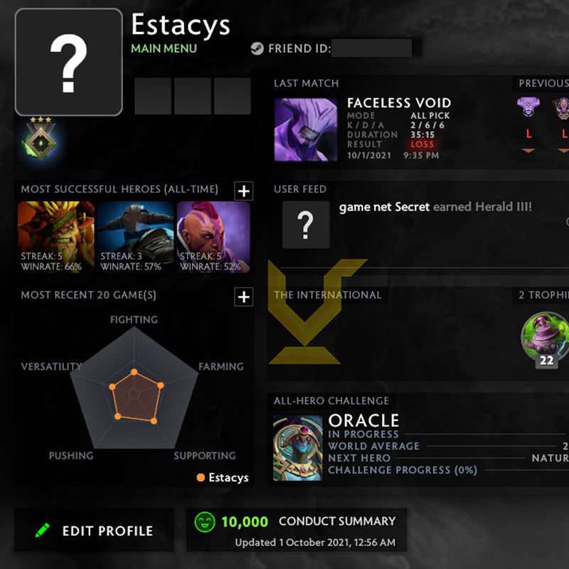 Héraut III | MMR : 320 - Comportement : 10000