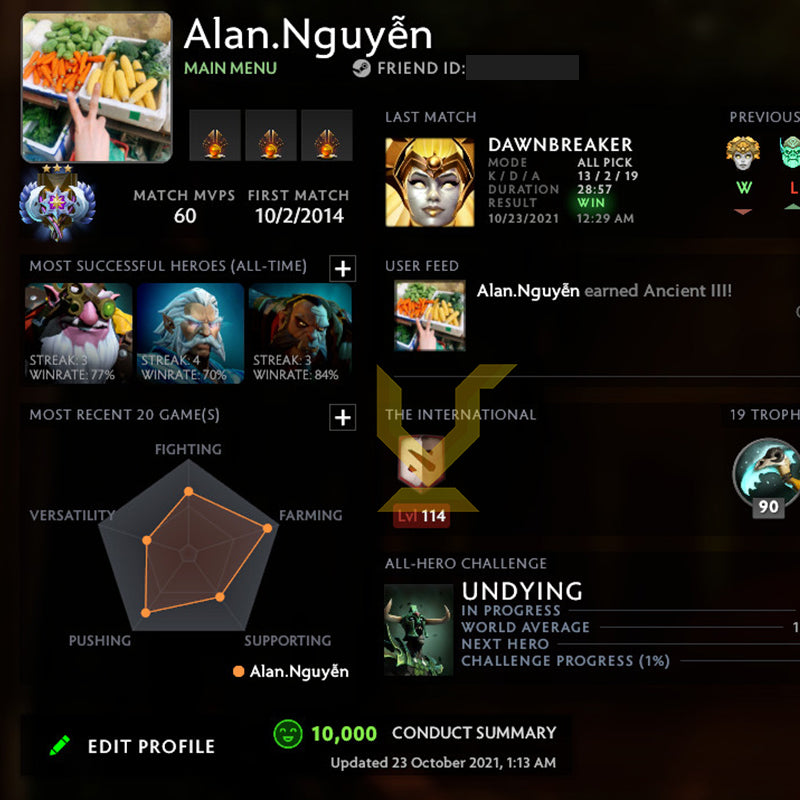 Ancient III | MMR: 4200 - Behavior: 10000