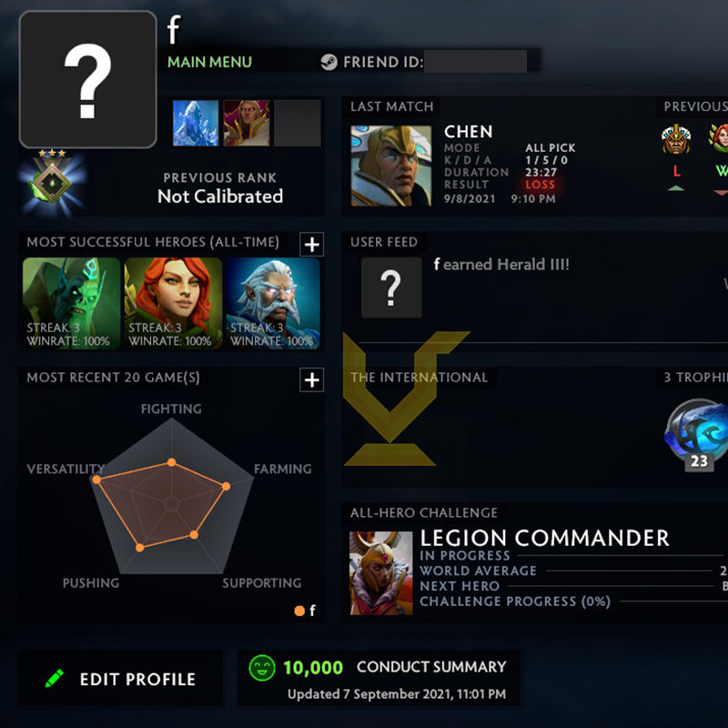 Héraut III | MMR : 400 - Comportement : 10000