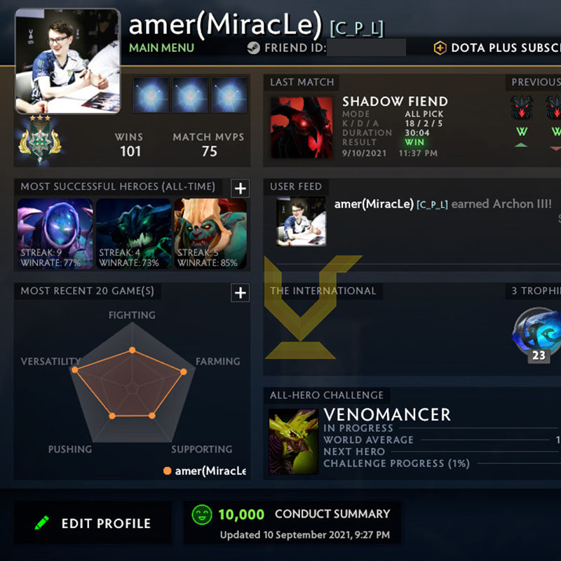 Archonte III | MMR : 2690 - Comportement : 10000