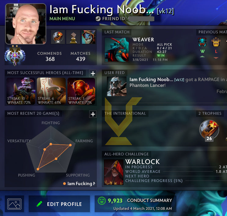 Ancient II | MMR : 4100 - Behavior : 9923