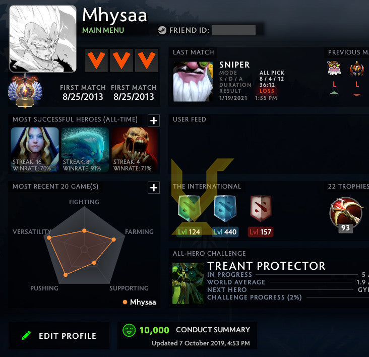 Immortel | MMR : 5960 - Comportement : 10000