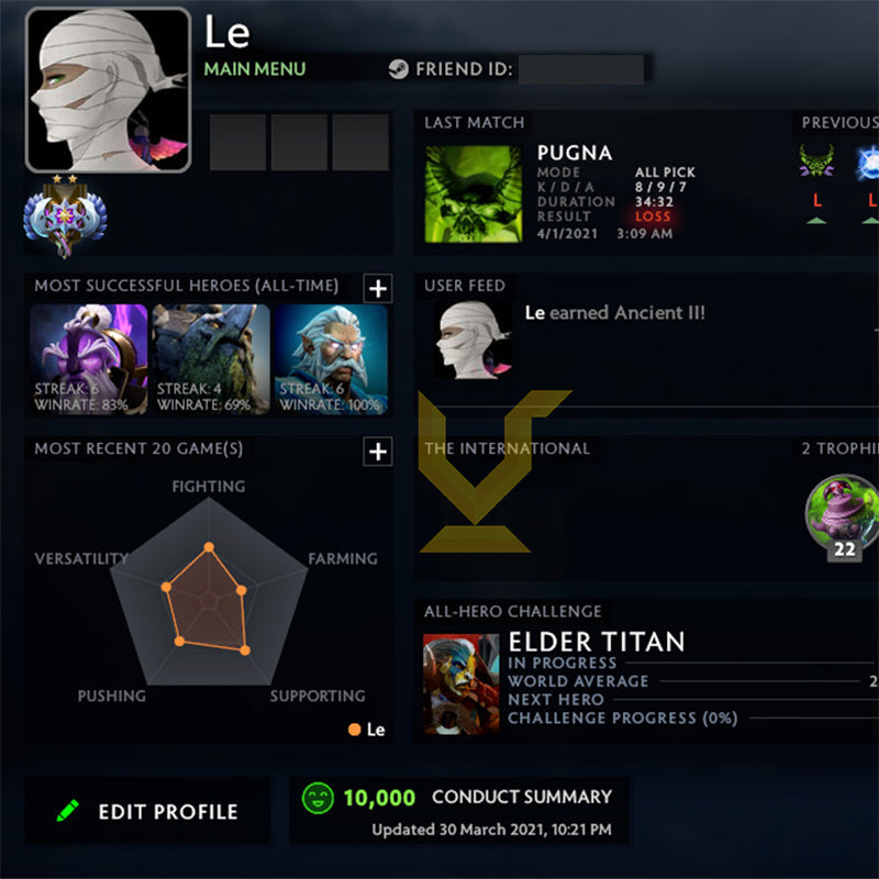 Ancient II | MMR: 4020- Behavior: 10000