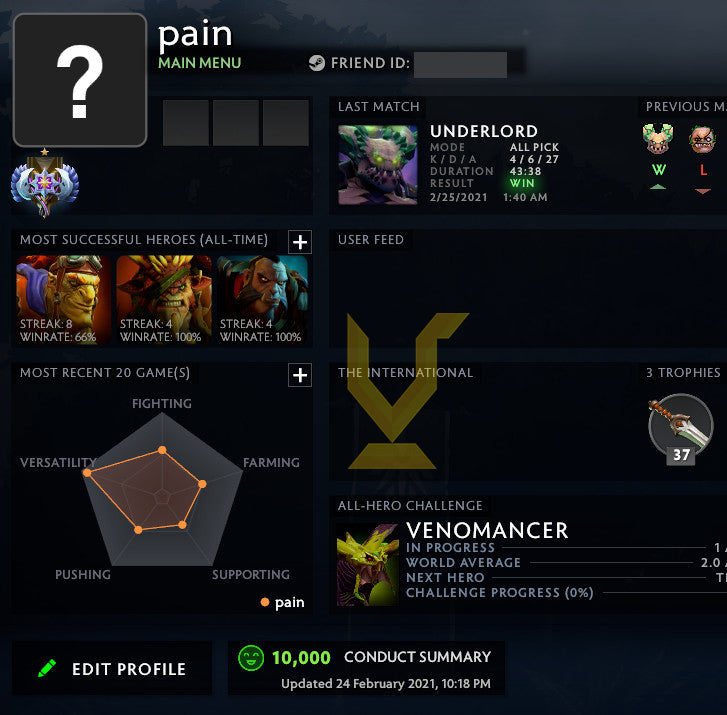 Ancient I | MMR : 3830 - Behavior : 10000