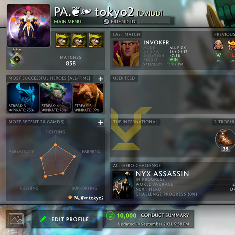 Héraut I | MMR : 370 - Comportement : 10000