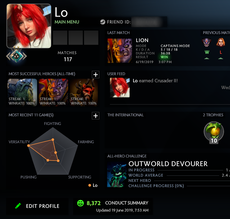 Croisé II | MMR : 1526 / À déterminer