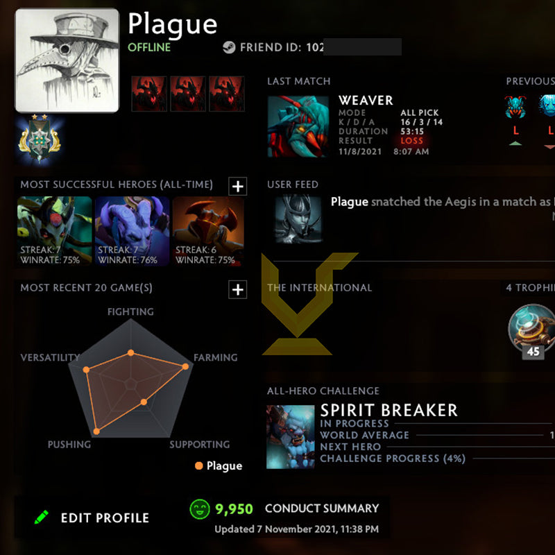 Crusader II | MMR: 2580 - Behavior: 9950