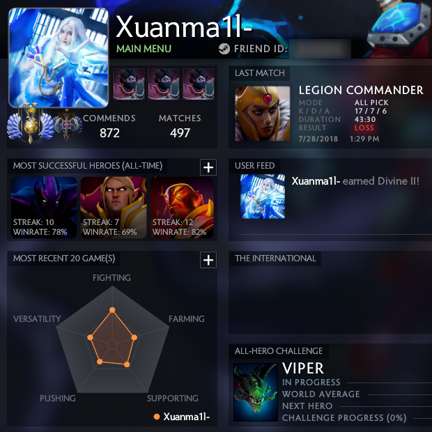 Divin II | MMR : 5202 / À déterminer