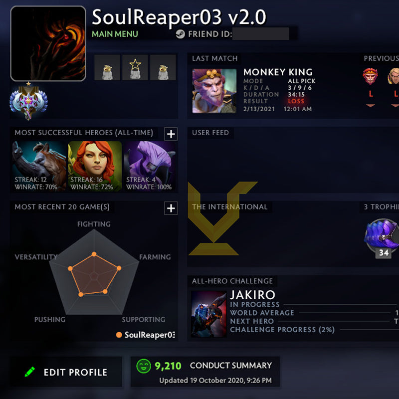 Ancient I | MMR: 3810 - Behavior: 9210