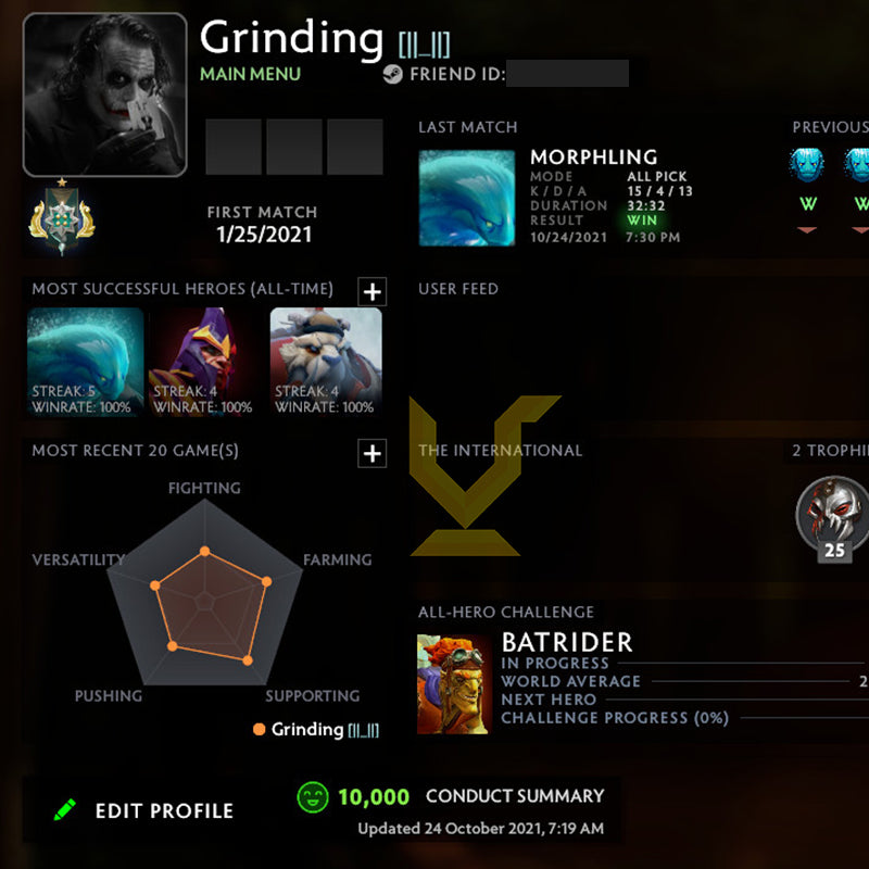 Archon I | MMR: 2430 - Behavior: 10000