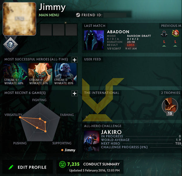 Non calibré | MMR : TBD - Comportement : 7235