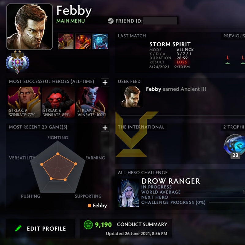 Ancient II | MMR: 4030 - Behavior: 9190