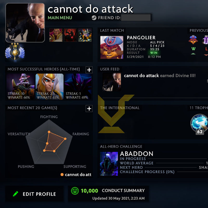 Divine III | MMR: 4990 - Behavior: 10000