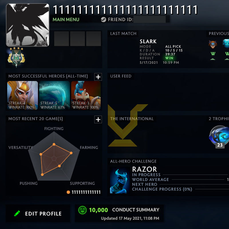 Archonte IV | MMR : 2800 - Comportement : 10000