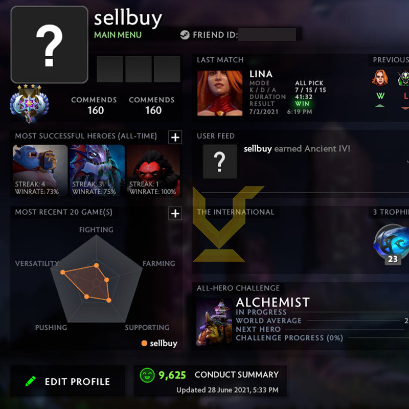 Ancient III | MMR: 4460 - Behavior: 9625