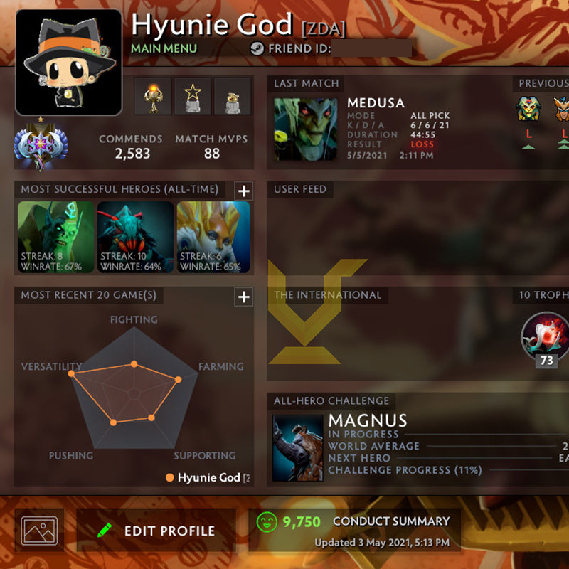 Ancient I | MMR: 3780 - Behavior: 9750