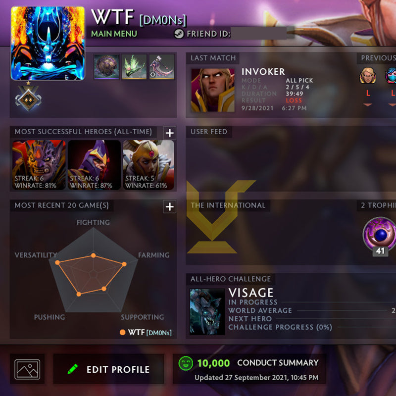 Guardian I | MMR: 780 - Behavior: 10000