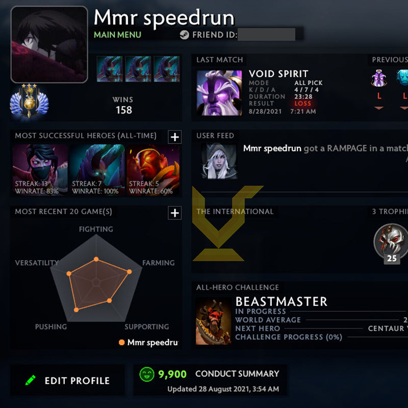 Divin II | MMR : 4960 - Comportement : 9900