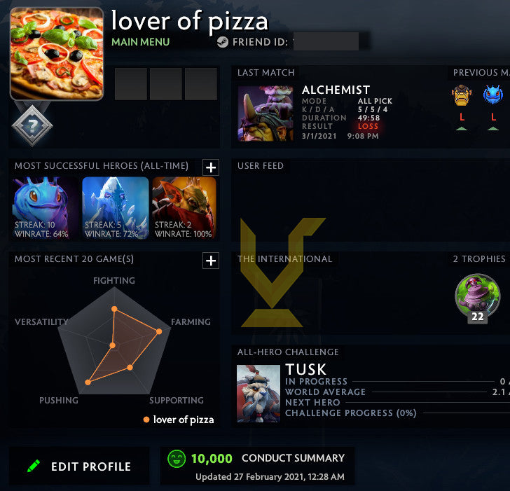 Non calibré | MMR : TBD - Comportement : 10000