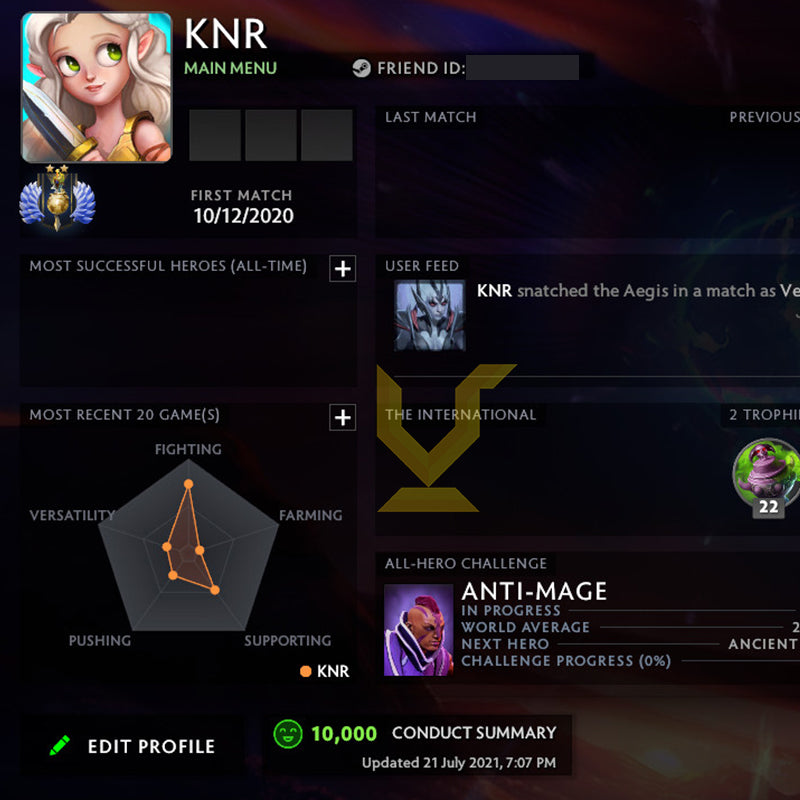 Divin II | MMR : 4820 - Comportement : 10000