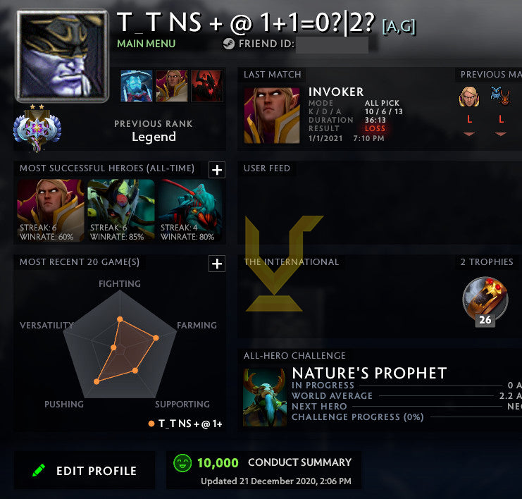 Ancient II | MMR : 3930 - Behavior : 10000