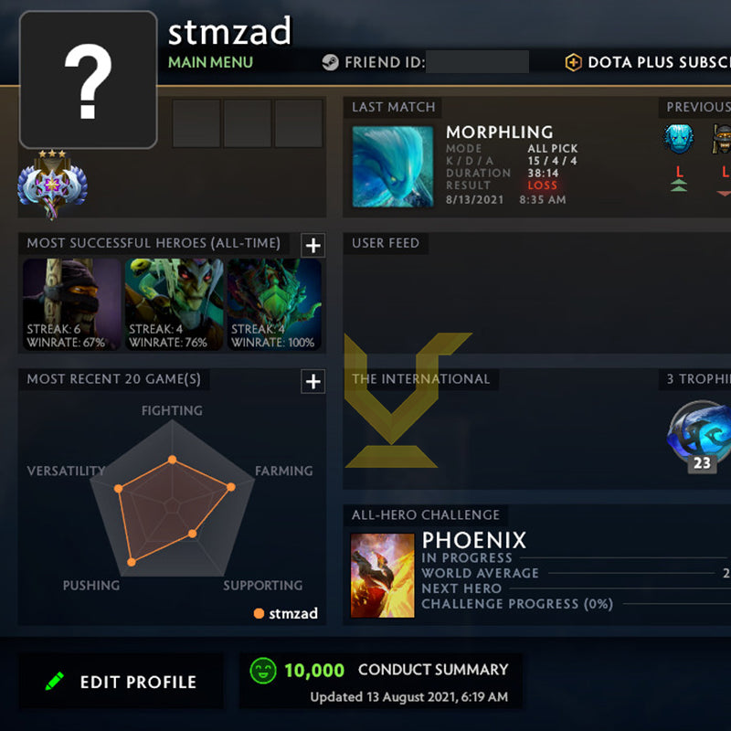 Ancient III | MMR: 4210 - Behavior: 10000