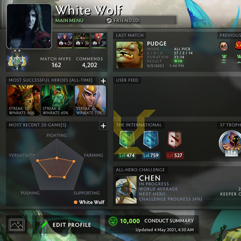 Archon II | MMR: 2500 - Behavior: 10000