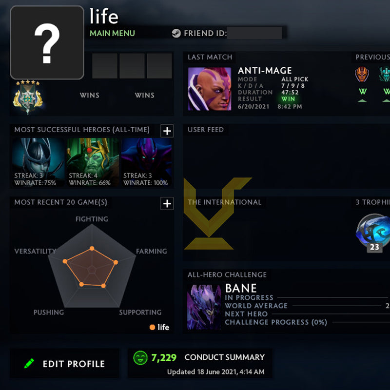 Archonte V | MMR : 3010 - Comportement : 7229