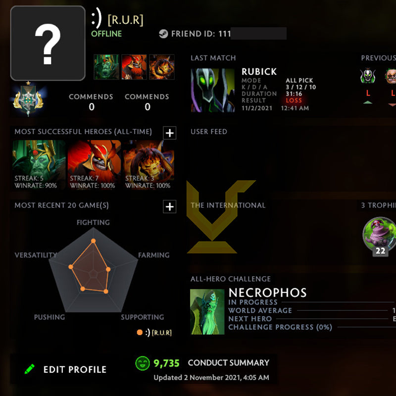 Archon I | MMR: 2290 - Behavior: 9735