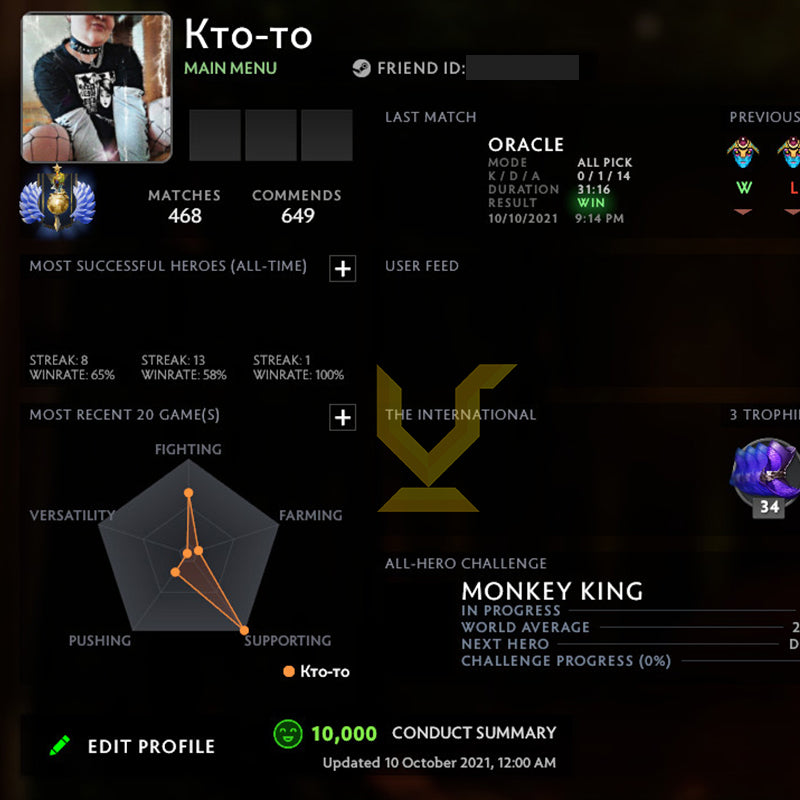 Divine I| MMR: 4640 - Behavior: 10000