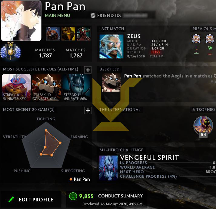 Divin II | MMR : 4870 - Comportement : 9855