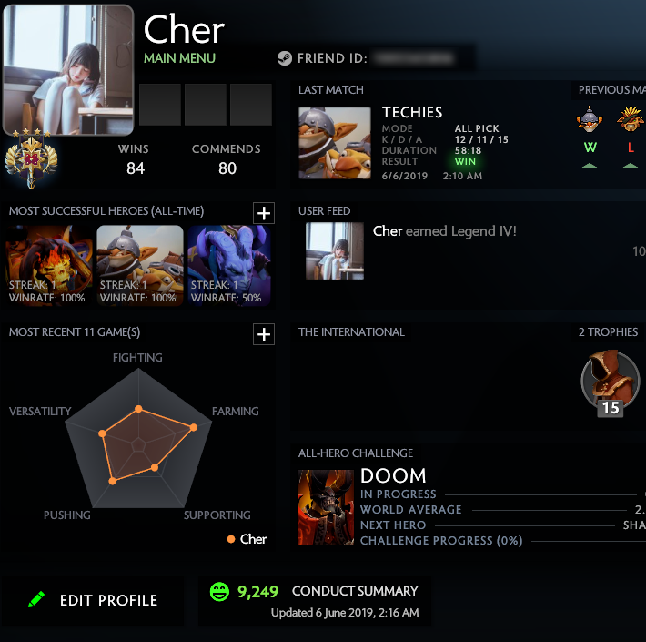 Légende IV | MMR : 3457 / À déterminer