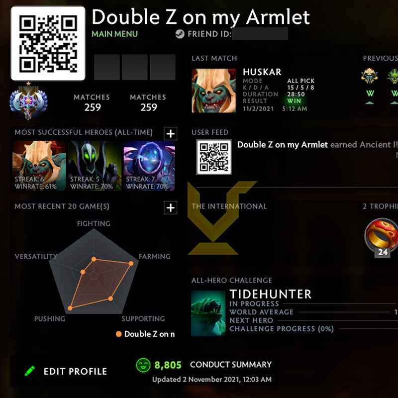 Ancient I | MMR: 3910 - Behavior: 8800