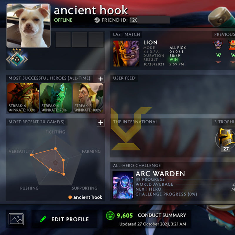 Crusader III | MMR: 1980 - Behavior: 9600