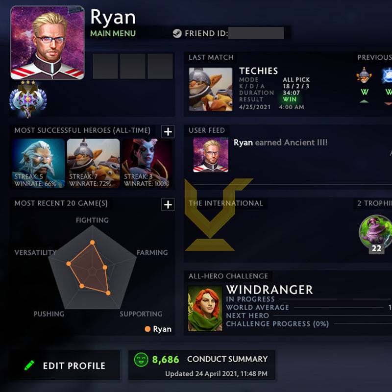 Ancient III | MMR: 4210 - Behavior: 8686