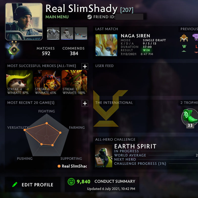 Héraut II | MMR : 90 - Comportement : 9840